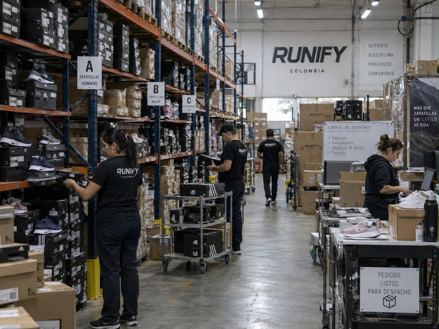 Runify Colombia · Centro logístico